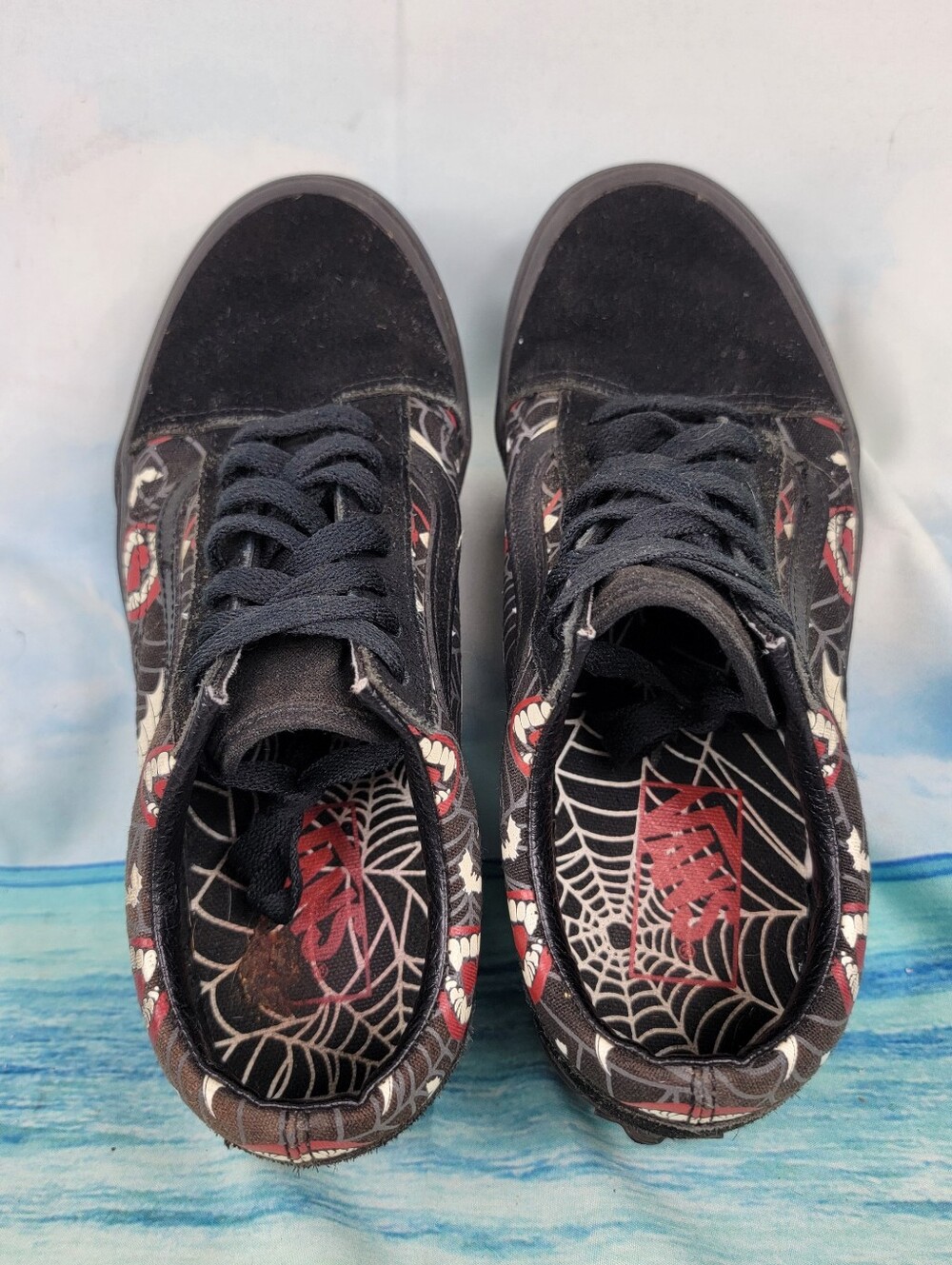 Vans Old Skool Glow FRIGHTS Womens 7.5 - Picture 6 of 10